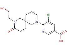 5-chloro-6-[8-(2-hydroxyethyl)-9-oxo-2,8-diazaspiro[5.5]undec-2-yl]nicotinic acid
