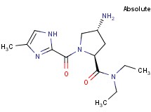 (2S,4R)-4-amino-N,N-diethyl-1-[(4-methyl-1H-imidazol-2-yl)carbonyl]pyrrolidine-2-carboxamide