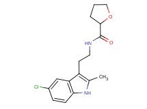 N-[2-(5-chloro-2-methyl-1H-indol-3-yl)ethyl]tetrahydro-2-furancarboxamide