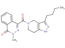 4-[(3-butyl-1,4,6,7-tetrahydro-5H-pyrazolo[4,3-c]pyridin-5-yl)carbonyl]-2-methylphthalazin-1(2H)-one