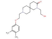 9-[2-(3,4-dimethylphenoxy)ethyl]-2-(2-hydroxyethyl)-2,9-diazaspiro[5.5]undecan-3-one