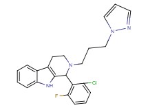 1-(2-chloro-6-fluorophenyl)-2-[3-(1H-pyrazol-1-yl)propyl]-2,3,4,9-tetrahydro-1H-beta-carboline
