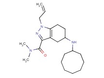 1-allyl-5-(cyclooctylamino)-N,N-dimethyl-4,5,6,7-tetrahydro-1H-indazole-3-carboxamide