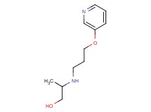 2-{[3-(pyridin-3-yloxy)propyl]amino}propan-1-ol