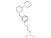 N,N-dimethyl-3-(3-{[3-(4-morpholinyl)-1-piperidinyl]methyl}phenoxy)-1-propanamine