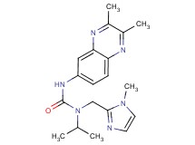 N'-(2,3-dimethylquinoxalin-6-yl)-N-isopropyl-N-[(1-methyl-1H-imidazol-2-yl)methyl]urea
