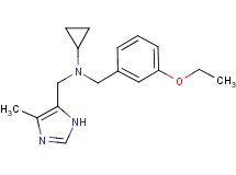 N-(3-ethoxybenzyl)-N-[(4-methyl-1H-imidazol-5-yl)methyl]cyclopropanamine