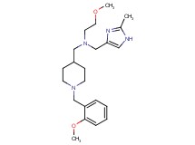 2-methoxy-N-{[1-(2-methoxybenzyl)-4-piperidinyl]methyl}-N-[(2-methyl-1H-imidazol-4-yl)methyl]ethanamine