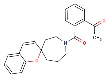 1-[2-(1H-spiro[azepane-4,2'-chromen]-1-ylcarbonyl)phenyl]ethanone