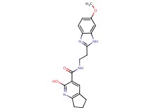 2-hydroxy-N-[2-(6-methoxy-1H-benzimidazol-2-yl)ethyl]-6,7-dihydro-5H-cyclopenta[b]pyridine-3-carboxamide