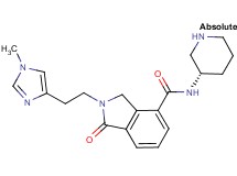 2-[2-(1-methyl-1H-imidazol-4-yl)ethyl]-1-oxo-N-[(3S)-piperidin-3-yl]isoindoline-4-carboxamide