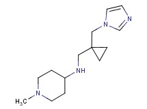 N-{[1-(1H-imidazol-1-ylmethyl)cyclopropyl]methyl}-1-methylpiperidin-4-amine