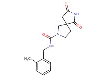N-(2-methylbenzyl)-6,8-dioxo-2,7-diazaspiro[4.4]nonane-2-carboxamide