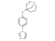 5-[4-(1H-imidazol-1-yl)phenoxy]-1-azabicyclo[3.2.1]octane