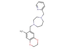 1-[(7-methyl-2,3-dihydro-1,4-benzodioxin-6-yl)methyl]-4-(pyridin-2-ylmethyl)-1,4-diazepane
