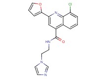 8-chloro-2-(2-furyl)-N-[2-(1H-imidazol-1-yl)ethyl]-4-quinolinecarboxamide