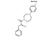 (2S)-1-[4-(4-fluorophenyl)-1,4-diazepan-1-yl]-1-oxo-3-phenyl-2-propanol