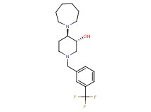 (3R*,4R*)-4-(1-azepanyl)-1-[3-(trifluoromethyl)benzyl]-3-piperidinol