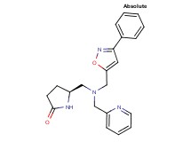 (5S)-5-{[[(3-phenylisoxazol-5-yl)methyl](pyridin-2-ylmethyl)amino]methyl}pyrrolidin-2-one