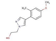 2-[4-(4-methoxy-2-methylphenyl)-1H-pyrazol-1-yl]ethanol