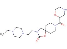 3-[2-(4-ethyl-1-piperazinyl)ethyl]-8-(2-morpholinylcarbonyl)-1-oxa-3,8-diazaspiro[4.5]decan-2-one dihydrochloride