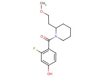 3-fluoro-4-{[2-(2-methoxyethyl)piperidin-1-yl]carbonyl}phenol