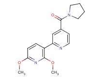 2',6'-dimethoxy-4-(pyrrolidin-1-ylcarbonyl)-2,3'-bipyridine