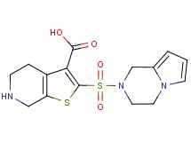 2-(3,4-dihydropyrrolo[1,2-a]pyrazin-2(1H)-ylsulfonyl)-4,5,6,7-tetrahydrothieno[2,3-c]pyridine-3-carboxylic acid