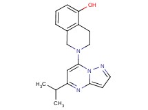 2-(5-isopropylpyrazolo[1,5-a]pyrimidin-7-yl)-1,2,3,4-tetrahydro-5-isoquinolinol