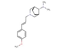 (8-syn)-3-[(2E)-3-(4-methoxyphenyl)prop-2-en-1-yl]-N,N-dimethyl-3-azabicyclo[3.2.1]octan-8-amine