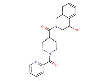 2-{[1-(pyridin-2-ylcarbonyl)piperidin-4-yl]carbonyl}-1,2,3,4-tetrahydroisoquinolin-4-ol