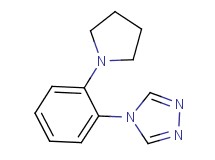 4-(2-pyrrolidin-1-ylphenyl)-4H-1,2,4-triazole