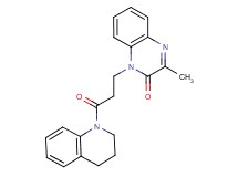 1-[3-(3,4-dihydroquinolin-1(2H)-yl)-3-oxopropyl]-3-methylquinoxalin-2(1H)-one