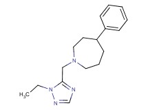 1-[(1-ethyl-1H-1,2,4-triazol-5-yl)methyl]-4-phenylazepane