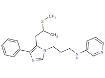 N-(3-{5-[2-(methylthio)propyl]-4-phenyl-1H-imidazol-1-yl}propyl)pyridin-3-amine