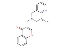 3-{[allyl(pyridin-3-ylmethyl)amino]methyl}-4H-chromen-4-one