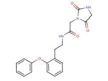 2-(2,5-dioxo-1-imidazolidinyl)-N-[2-(2-phenoxyphenyl)ethyl]acetamide