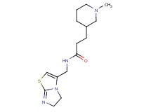 N-(5,6-dihydroimidazo[2,1-b][1,3]thiazol-3-ylmethyl)-3-(1-methyl-3-piperidinyl)propanamide