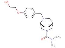 (1R*,5R*)-6-[4-(2-hydroxyethoxy)benzyl]-N,N-dimethyl-3,6-diazabicyclo[3.2.2]nonane-3-carboxamide