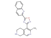 6-methyl-5-[5-(2-quinolinyl)-1,2,4-oxadiazol-3-yl]-1,2,3,4-tetrahydro-2,7-naphthyridine hydrochloride