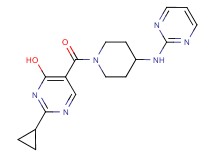2-cyclopropyl-5-{[4-(pyrimidin-2-ylamino)piperidin-1-yl]carbonyl}pyrimidin-4-ol