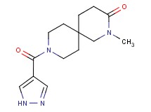 2-methyl-9-(1H-pyrazol-4-ylcarbonyl)-2,9-diazaspiro[5.5]undecan-3-one