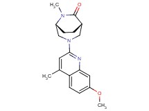 (1S*,5R*)-3-(7-methoxy-4-methyl-2-quinolinyl)-6-methyl-3,6-diazabicyclo[3.2.2]nonan-7-one