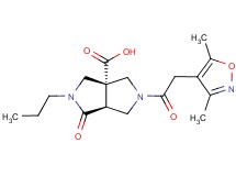 (3aS*,6aS*)-5-[(3,5-dimethylisoxazol-4-yl)acetyl]-1-oxo-2-propylhexahydropyrrolo[3,4-c]pyrrole-3a(1H)-carboxylic acid