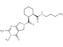 (1R*,2S*)-N-butyl-2-[(2,3-dimethyl-4-oxo-3,4,5,7-tetrahydro-6H-pyrrolo[3,4-d]pyrimidin-6-yl)carbonyl]cyclohexanecarboxamide