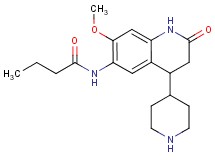 N-(7-methoxy-2-oxo-4-piperidin-4-yl-1,2,3,4-tetrahydroquinolin-6-yl)butanamide