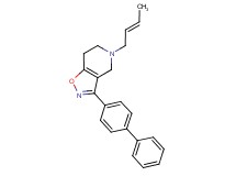 3-biphenyl-4-yl-5-[(2E)-but-2-en-1-yl]-4,5,6,7-tetrahydroisoxazolo[4,5-c]pyridine