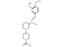 1'-acetyl-N-[2-(3,4-dimethoxyphenyl)ethyl]-N-methyl-1,4'-bipiperidin-3-amine