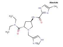 (4R)-N,N-diethyl-1-(1H-imidazol-4-ylmethyl)-4-{[(4-methyl-1H-imidazol-2-yl)carbonyl]amino}-L-prolinamide