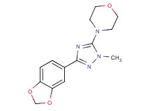 4-[3-(1,3-benzodioxol-5-yl)-1-methyl-1H-1,2,4-triazol-5-yl]morpholine